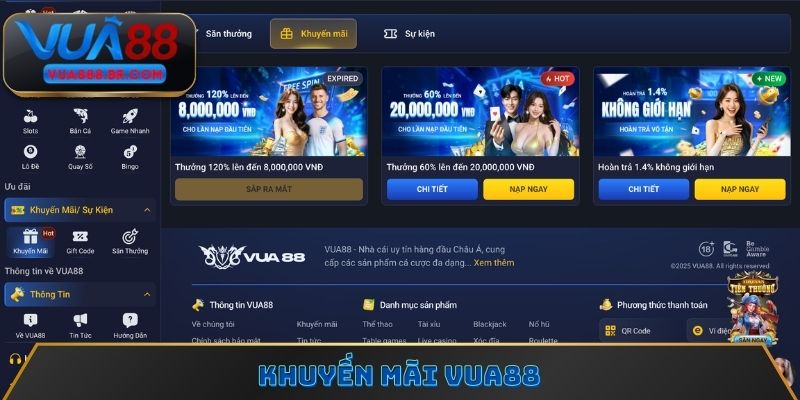Khuyến mãi Vua88