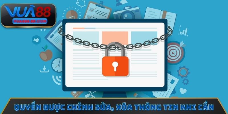 Quyền được chỉnh sửa, xóa thông tin khi cần