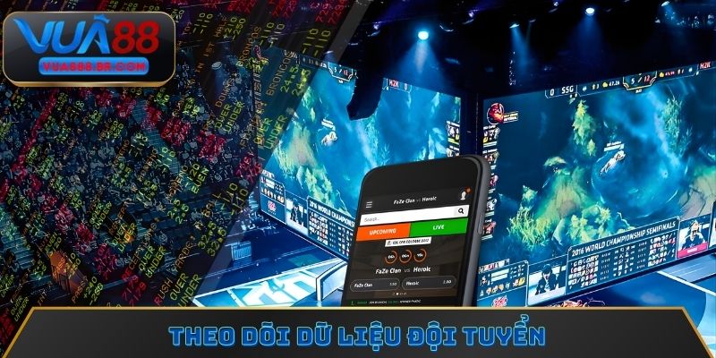 Theo dõi dữ liệu đội tuyển